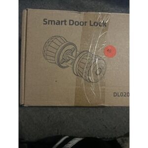 Smart Keyless DS02-QT-03 Fingerprint Door Lock with App ControlBlack Used Black